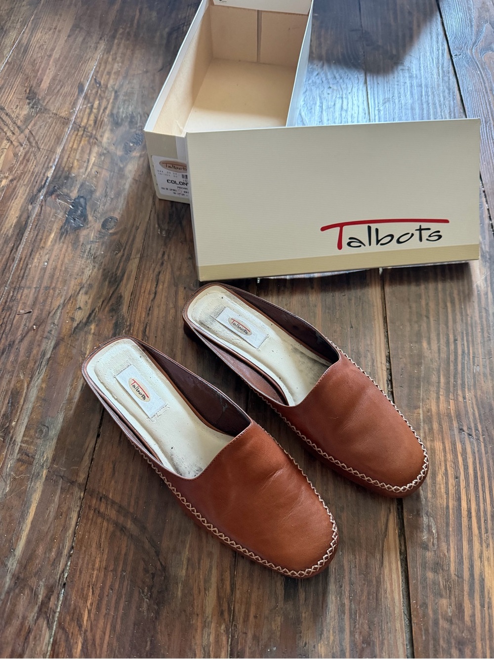 Vintage Brown Leather Loafer - Talbots Colony Loafer Pecan Color